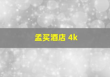 孟买酒店 4k